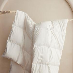 Hilton Luxury Comforter Full Cover – Satin Stripe White Cotton