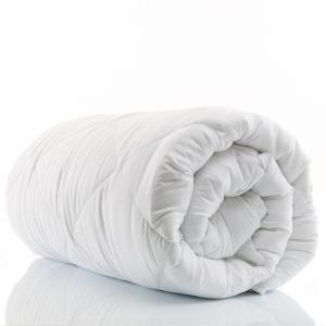 Hilton Luxury Comforter Full Cover – Satin Stripe White Cotton